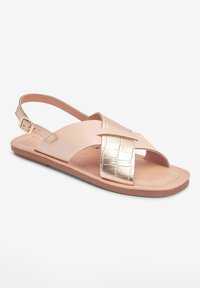 Next Sandaalit nilkkaremmillä - rose gold-coloured
