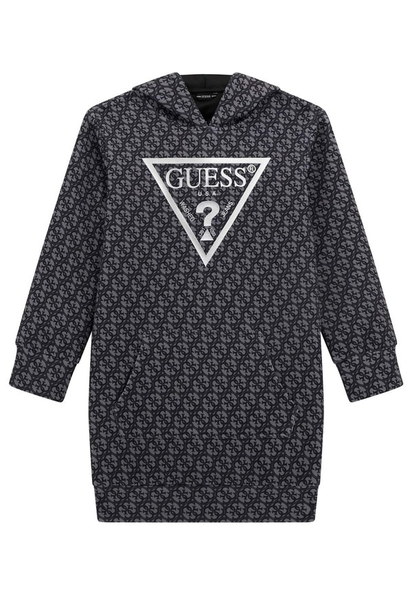 Freizeitkleid - mehrfarbig schwarz