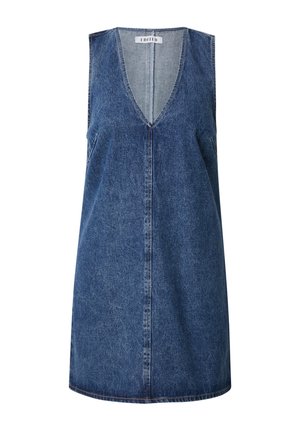 EDITED, XRISTINA - Jeanskleid - blue denim blau