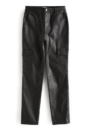 COATED - Kargopüksid - black
