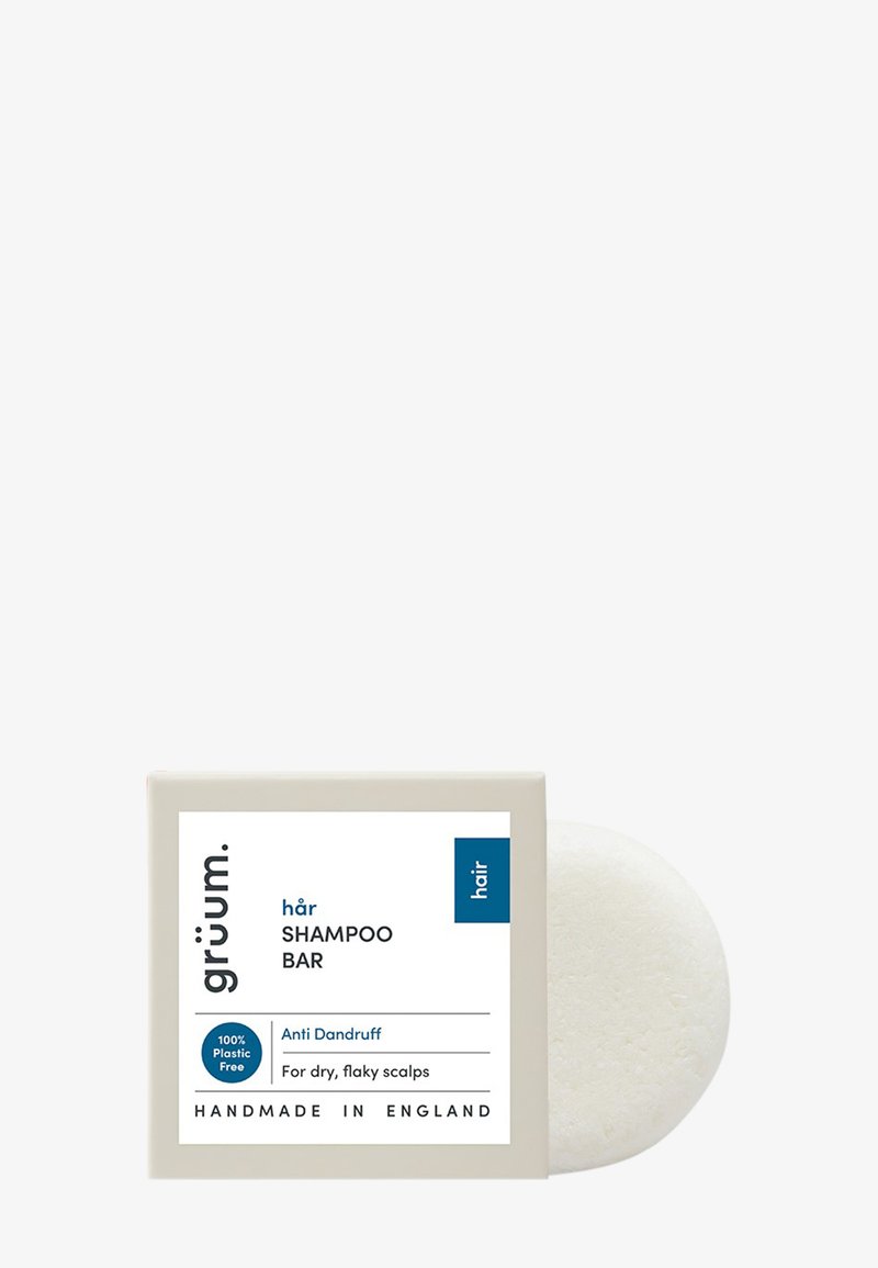 grüum HÅR PLASTIC SHAMPOO BAR - ANTI-DANDRUFF - Shampoo - black mottled beige