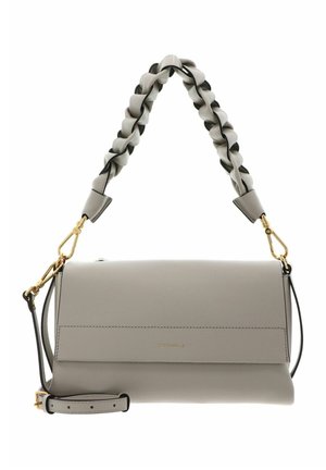 Coccinelle, BOHEME GRANA DOUBLE SHOULDER BAG - Handtasche - eucalipto   fango