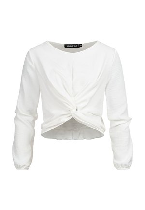 Cloud 5ive, CLOUD5IVE BLUSE LONGSLEEVE KNOT DETAIL - Blouse - white