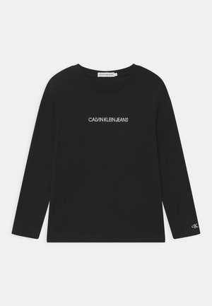 Langærmet T-shirt - black