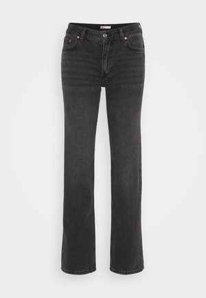 Gina Tricot LOW STRAIGHT JEANS - Jeans Straight Leg - offblack