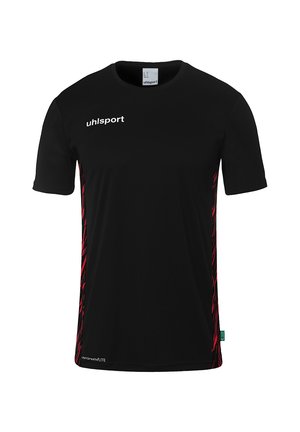 TRAININGS PROGRESSIVE 28 - Sports T-shirt - schwarz rot
