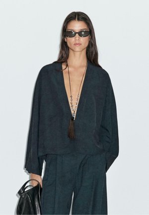 Leichte Jacke - mottled dark blue