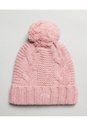 Superdry & Co BOBBLE - Beanie - rose tweed