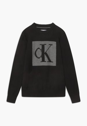 MONOGRAM CONTRAST - Trui - black