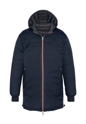 Schott REVERSIBLE LONG PUFFER - Wintermantel - marine anthracite