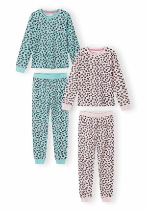 2 PACK LONG SLEEVE SET - Pyžamová súprava - pink turquoise