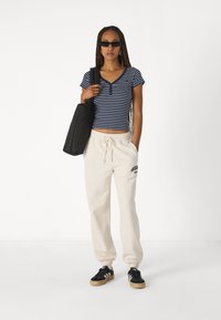 Hollister Co. HENLEY  - T-shirt basic - navy