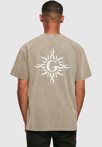 Merchcode GODSMACK LUNAR PHASES  - T-shirts med print - darkkhaki