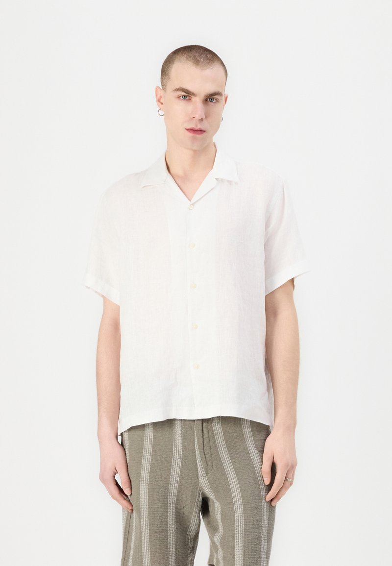 Selected Homme - RELAXKYLIAN MIX SS RESORT - Chemise - white, Agrandir