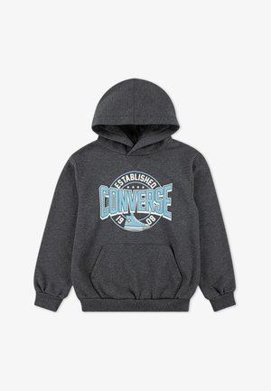 Converse HERITAGE HOODY - Felpa con cappuccio - dark matter heather
