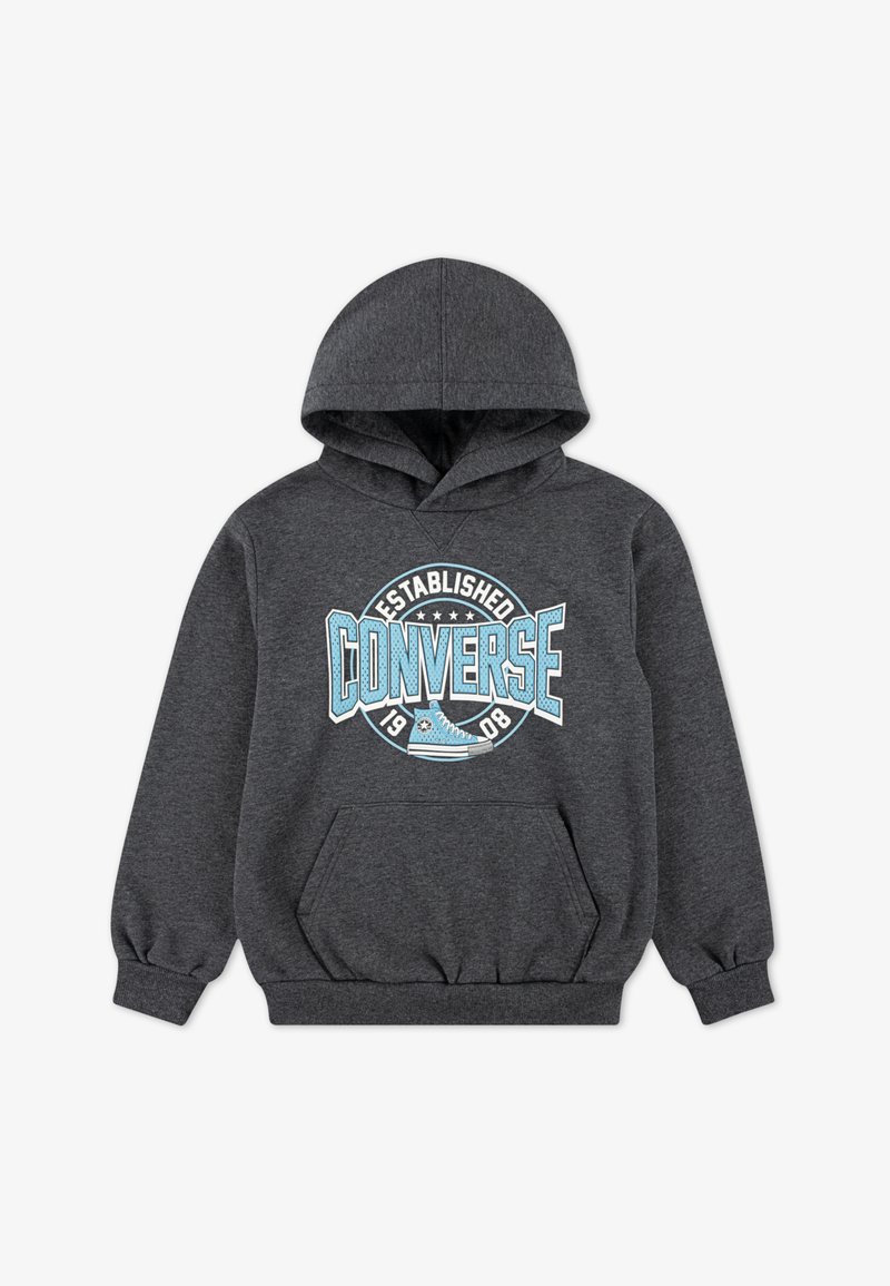 Converse HERITAGE HOODY - Sweatshirt com capuz - dark matter heather