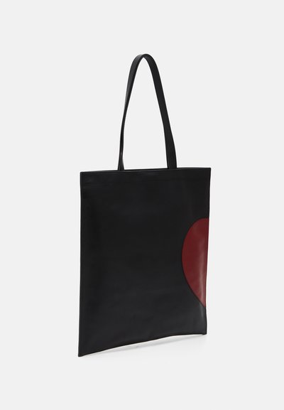 MOSCHINO BORSA TRACOLLA UNISEX - Veľká kabelka - fantasia nero