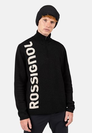 SIGNATURE HALF - Strickpullover - black