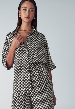WILLA LEONARDO - Camicia - black mosaic