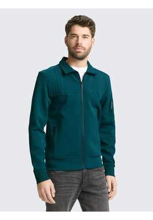 MIT REISSVERSCHLUSSTASCHEN - Sweatjacke - deep meadow green