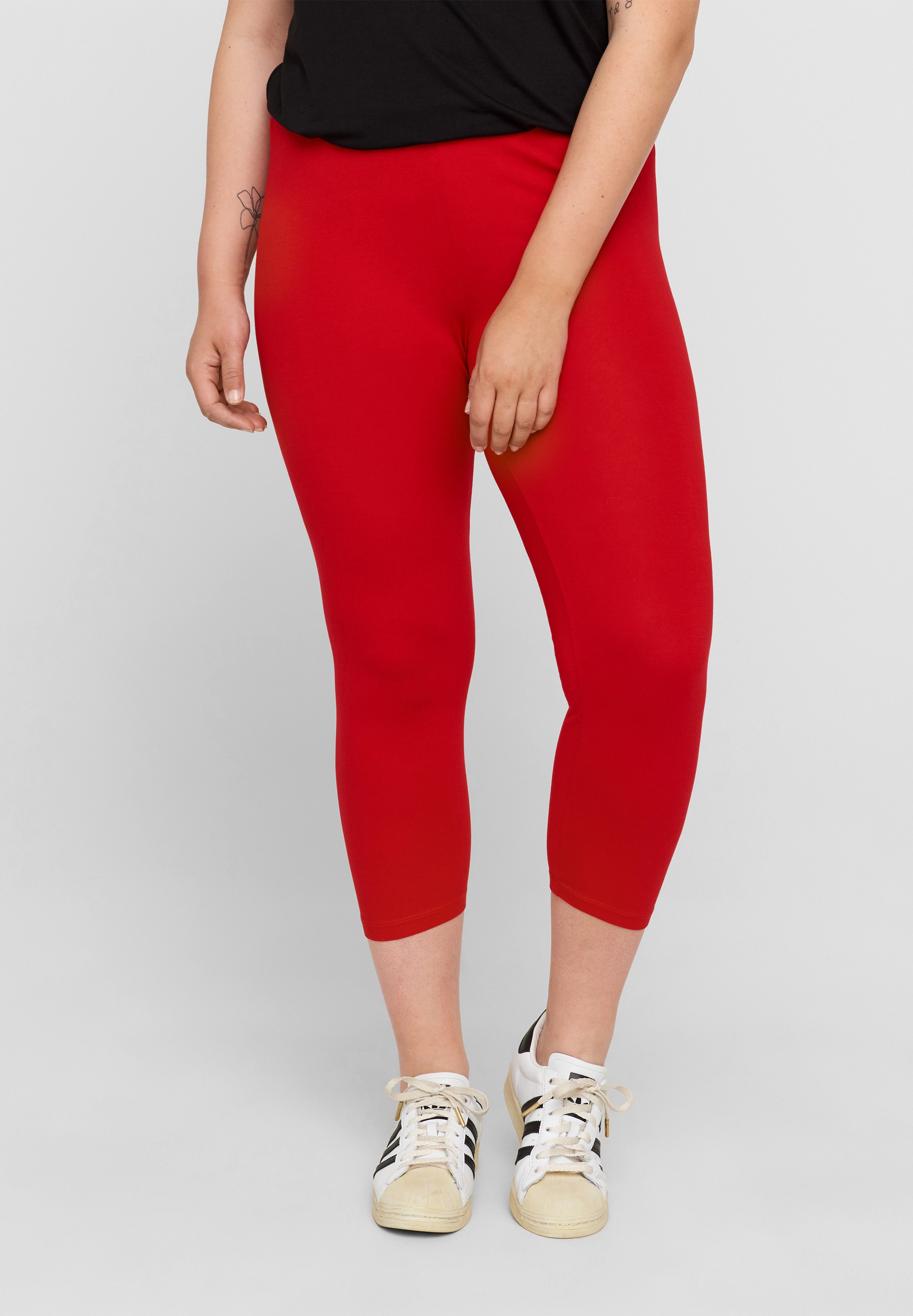 Zizzi Leggings - tango red/rosso - Zalando.it