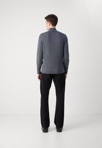 Calvin Klein MOCK NECK SWEATER - Maglione - dark grey heather