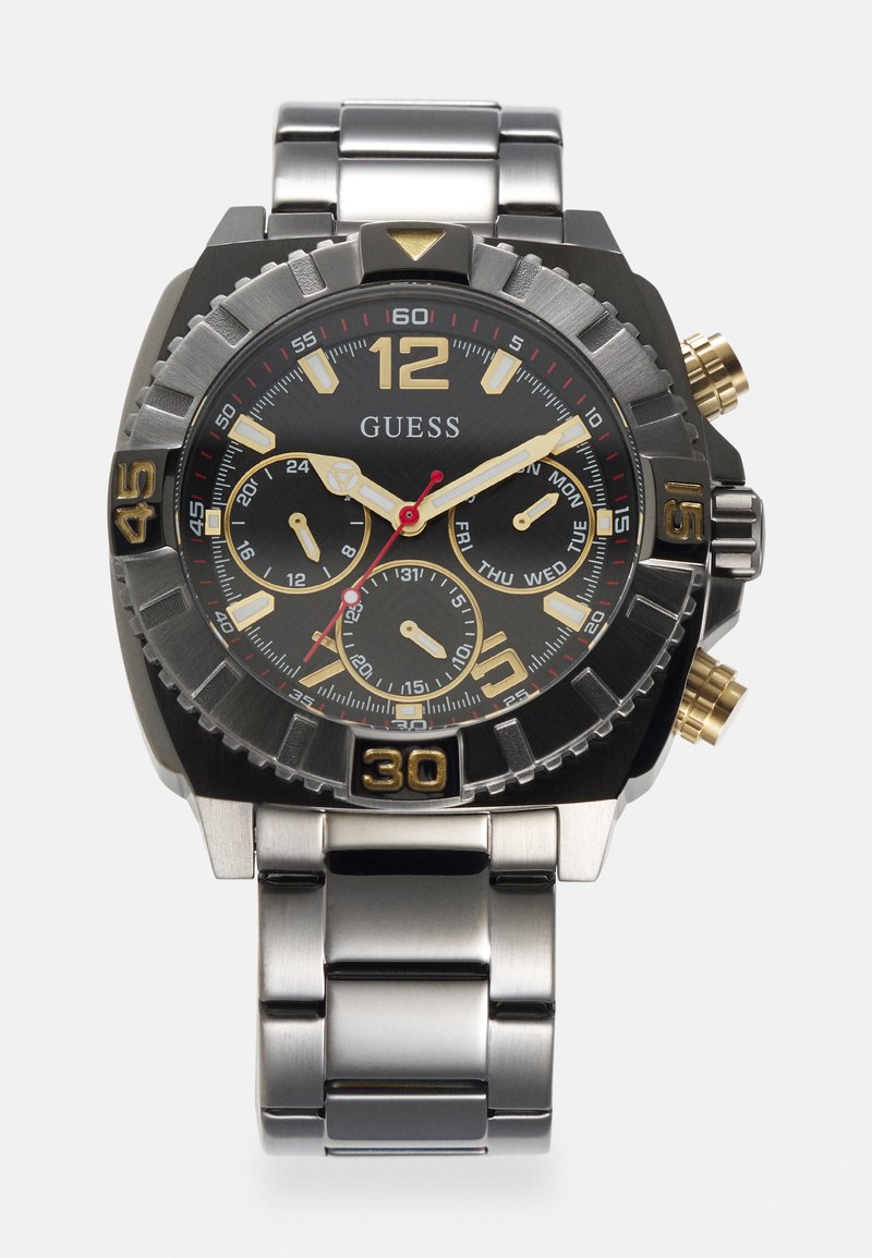 Guess TRACTION - Montre - gunmetal/gris acier - ZALANDO.FR