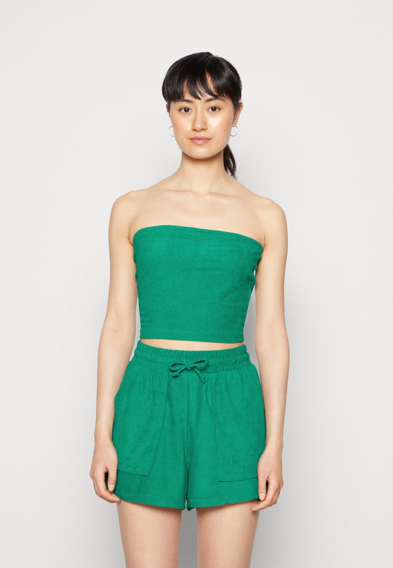 ONLY ONLTARA SHORTS/TUBE SET - Top - pepper green