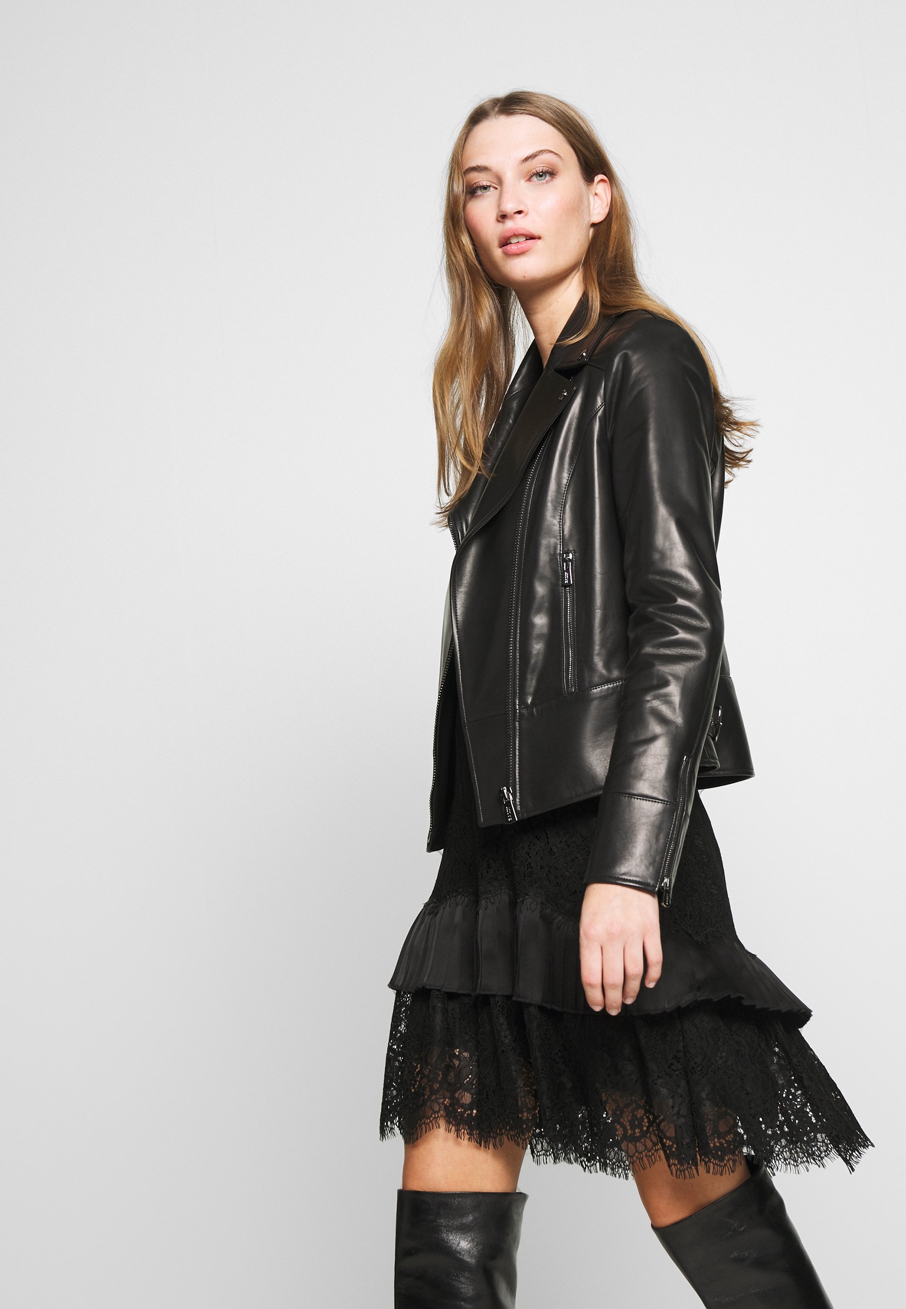 Bally JACKET - Leather jacket - black 