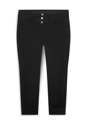 Fiorella Rubino, JEGGINGS BLACK CON TRE BOTTONI - Pantaloni - nero