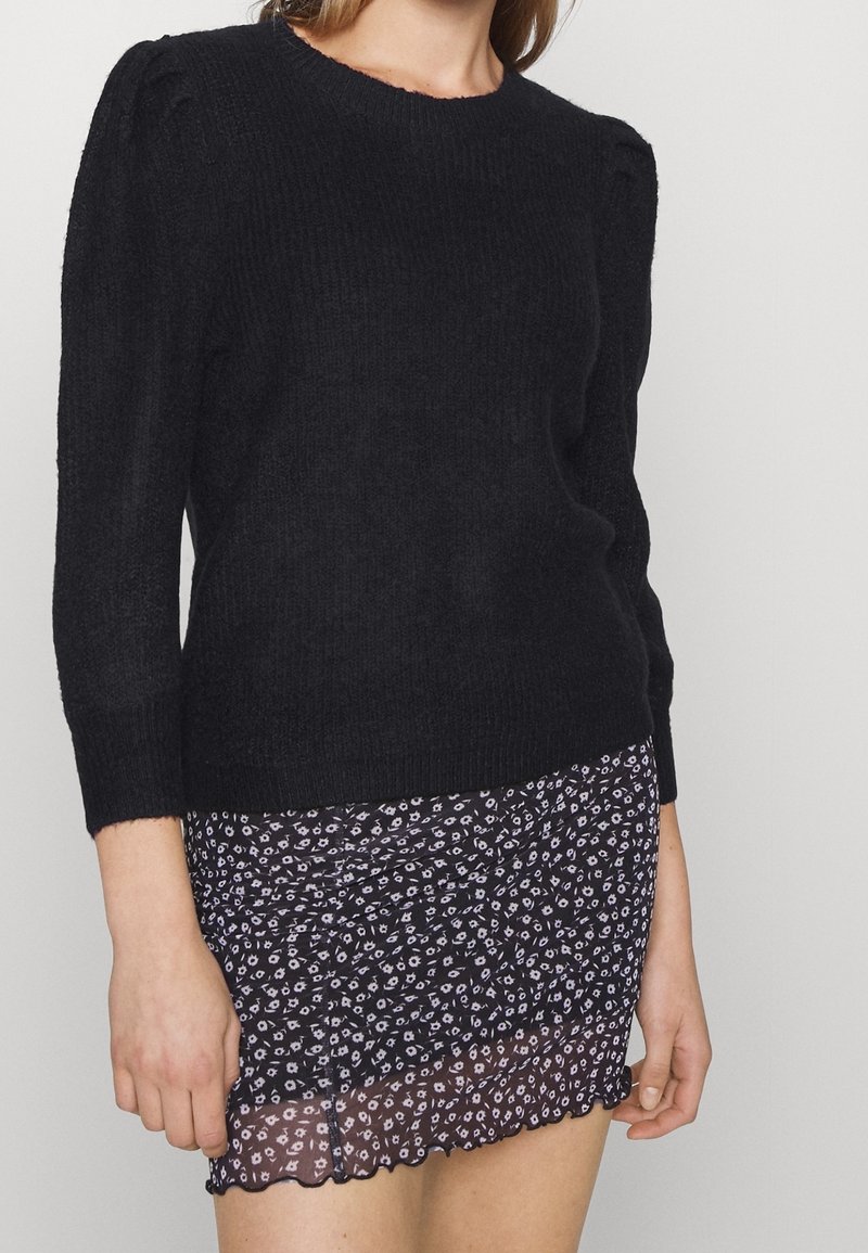 JDY Strickpullover - black