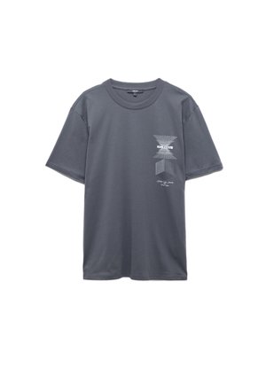OVERSIZED  - Camiseta estampada - dark blue