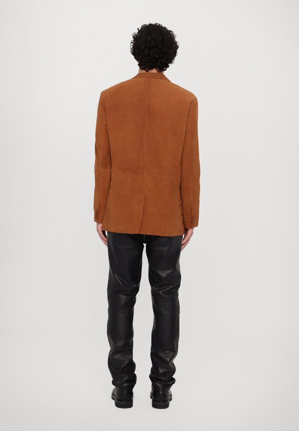 PEDRO - Leather jacket - tabacco2