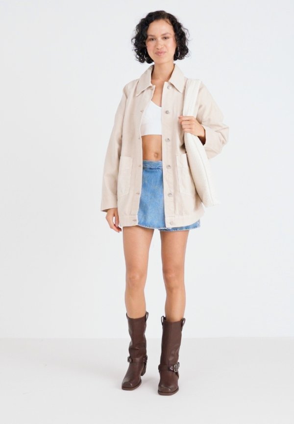 BRAIDED LARGE BAG - Tote bag - creme2