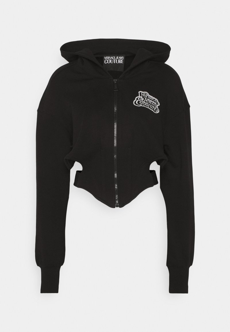 Versace Jeans Couture Sweater met rits zwart Versace Jeans Couture Sweater met rits zwart