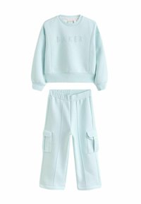 Baker by Ted Baker CROPPED AND WIDE JOGGERS SET - REGULAR FIT - Gornji dio trenirke - blue
