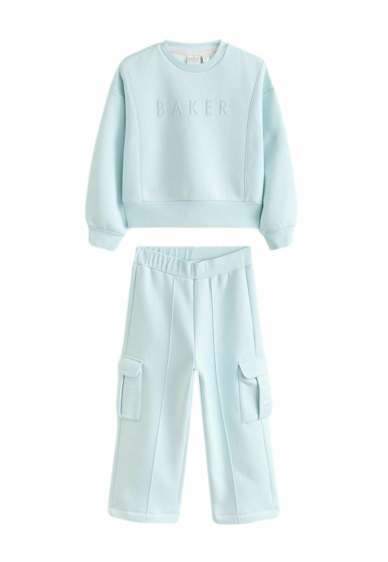Baker by Ted Baker CROPPED AND WIDE JOGGERS SET - REGULAR FIT - Gornji dio trenirke - blue
