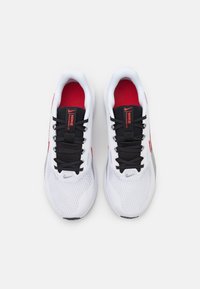 Nike Performance DOWNSHIFTER 13 - Road running shoes - white/fire red/light smoke grey/black/photon dust