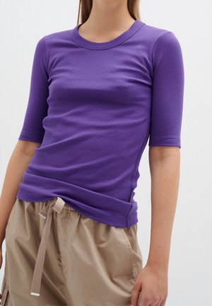 T-shirt - bas - purple