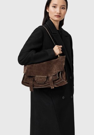AllSaints URSA SATCHEL - Handbag - bitter brown