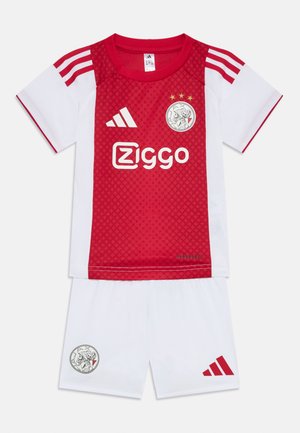 AJAX AMSTERDAM HOME BABY SET UNISEX - Träningsshorts - white