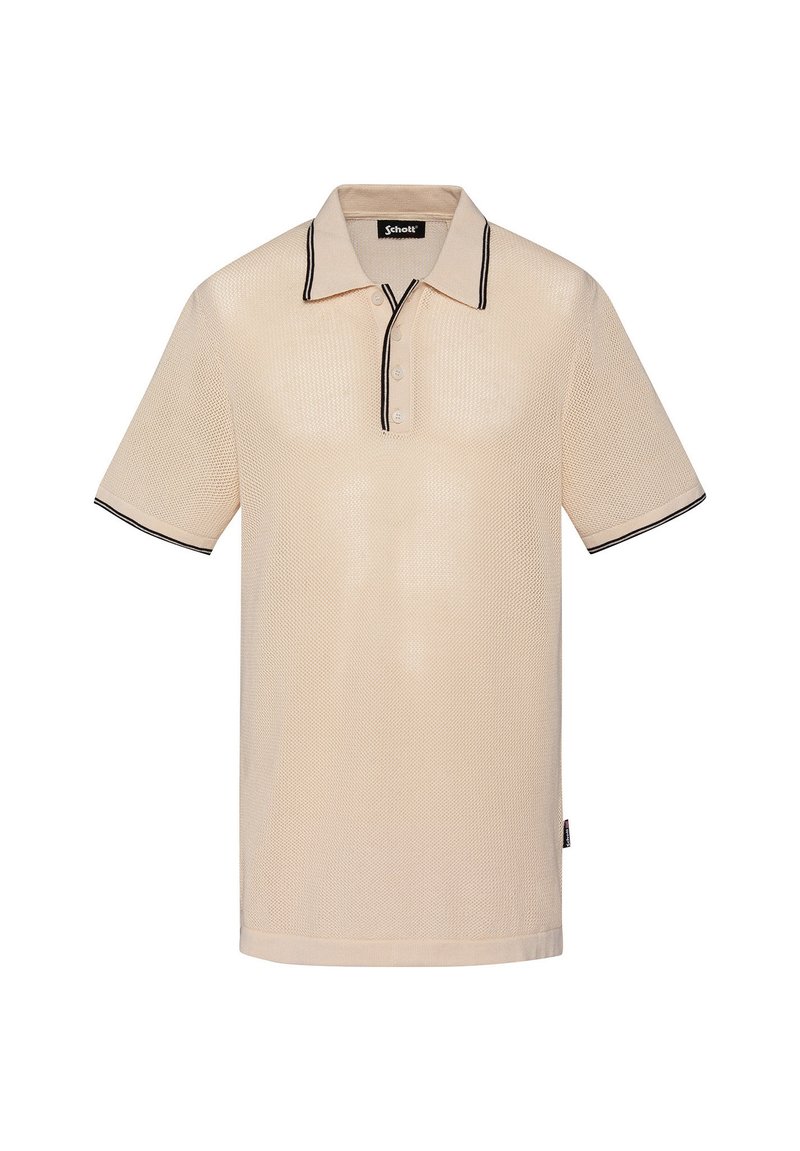 Schott Poloshirt beige