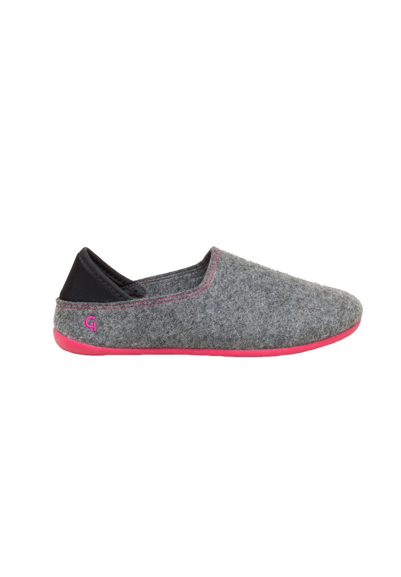 Gottstein Hausschuh - grey raspberry