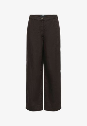 JDY, WIDE-LEG TROUSERS JDYLUCIA WIDE LEG FIT WIDE-LEG TROUSERS - Bukser - mulch