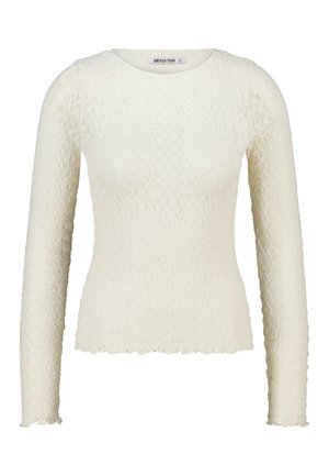 Langarmshirt - beige