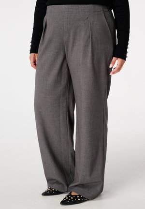 NOT TRANSLATED - Pantalon classique - dark grey melange