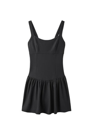 Stradivarius, SHORT DRESS-STYLE JUMPSUIT - Robe de jour - black