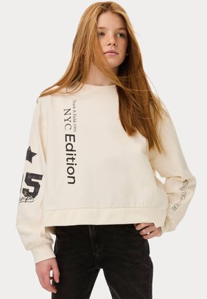 Marks & Spencer RICH SLOGAN - Sweatshirt - ecru