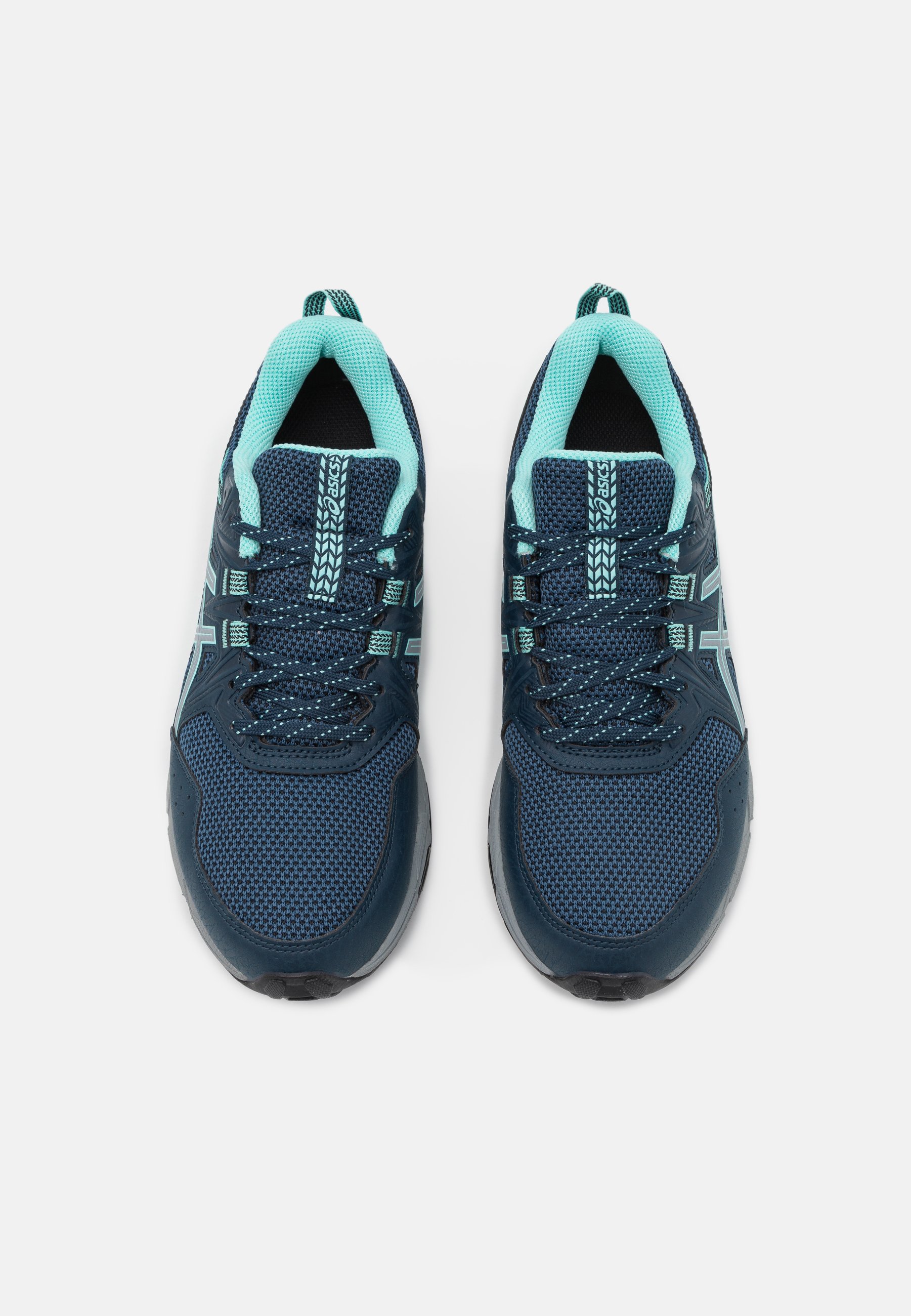 ASICS GEL-VENTURE 8 WP - Laufschuh Trail - mako blue/green/blau - Zalando.de