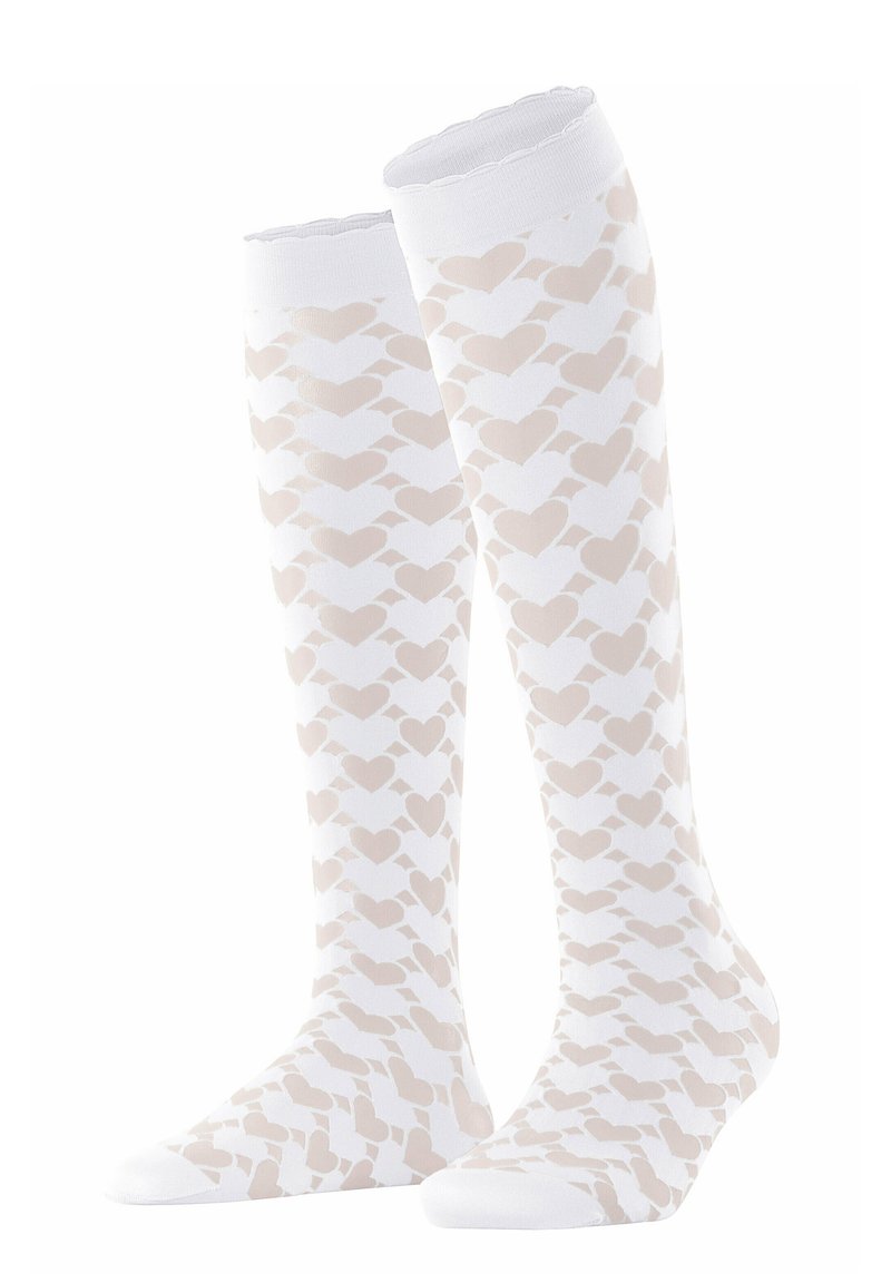 FALKE SWEET THING - Kniestrümpfe - white